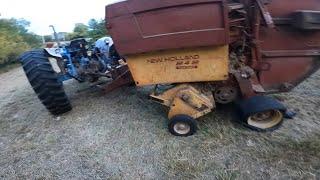 Making 8 Fields of Round Bales in a Day