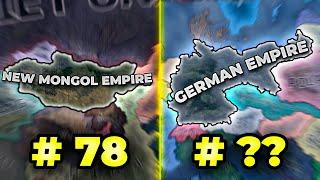 Every Empire in Hearts of Iron 4 From Smallest to Largest