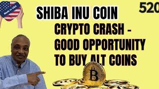 ️EMERGENCY-BITCOIN ALT COINS CRASH  AND RECOVERY || IN TELUGU #shibatelugu