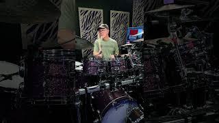 Getting levels for the session #gretschdrums #shuremicrophone #vaterdrumsticks #meinlcymbals
