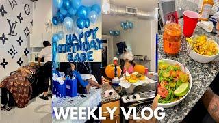 WEEKLY VLOG: SURPRISED MY MAN FOR HIS BDAY + GETTING MY HAIR DONE AT MY SALON + MOTIVATIONAL ADVICE