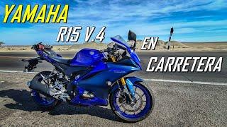 Así de rápida es la Yamaha R15 v.4 en Carretera ️