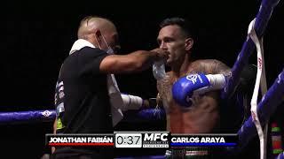 Super fight profesional de Muaythai -63,5 KG Carlos Araya Vs Jonatan Fabian MFC009