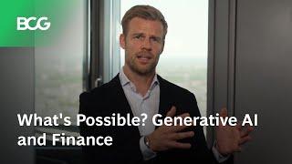 What's Possible? Generative AI and Finance