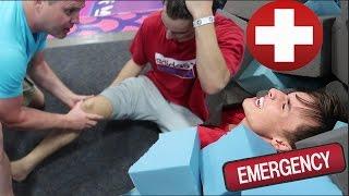 Tearing my ACL At a Trampoline Park