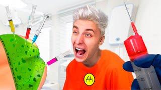 VLAD A4 gives injections to his subscribers!