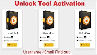 How to Find out Username & Email for unlocktool activation !!