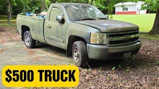 HOW BAD CAN IT BE? FLIPPING FORGOTTEN $500 TRUCK FOR PROFIT! HOW MUCH CAN I MAKE? IS IT A BUST?