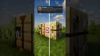 Minecraft Best Resource Pack in 3d Comparison #shorts