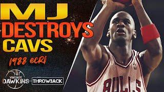 Michael Jordan Starts The 1988 Playoffs With a 50 Piece!  | ECR1 Game 1 vs Cavs
