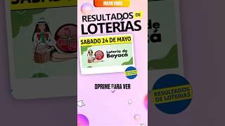 Resultado Lotería de Boyacá del 24 de Mayo 2025 #shorts #resultados #chance #loteríadeboyacá