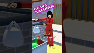 BUANG SAMPAH KE SUNGAI  #sakuraschoolsimulator #sakura #duniaarsa