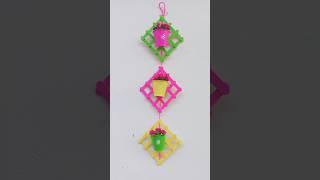 beautiful  wallhanging Craft using icecream stick #youtubeshorts #rky art and craft