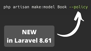 New in Laravel 8.61: ValueOrFail() and Make Model Policy