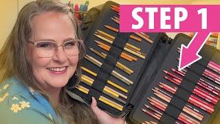 4-Step PRISMACOLOR Pencil Organization [How to Organize Prismacolor Premier Colored Pencils]