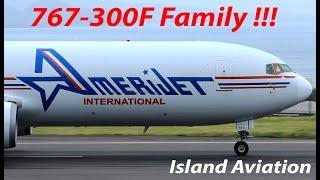 Amerijet International 767-300F - N373CM/N378CX/N319CM/N396CM -  departures from St. Kitts !!!