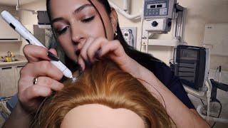 ASMR Lice check, Scalp Massage, Haircut & Hair wash Roleplay ‍️