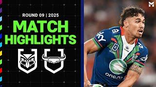 NRL Match Highlights 2025 | Warriors v Cowboys | Round 9