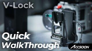 Accsoon V-lock Adapter | Quick Walk Through [Guide & Tutorial]