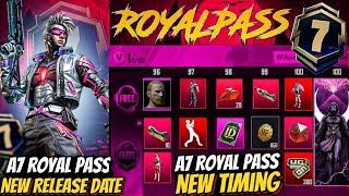 A7 ROYAL PASS // 1 TO 100 RP REWARDS // ACE 7 ROYAL PASS LEAKS ( A7 ROYAL PASS PUBG MOBILE/BGMI )