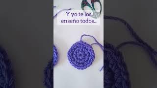 Cómo tejer en redondo a crochet #crochetparaprincipiantes #crochetdesde0 #aprendecrochet