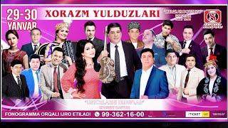 "Xorazm Yulduzlari" 29-30-yanvar soat 19:00 da Xalqlar Do'stligi Saroyida konsert beradi. 2025