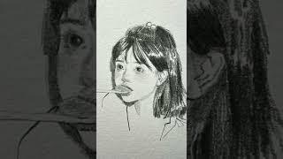 손그림‍️ #drawing #그림 #드로잉 #art #손그림 #연필그림 #스케치 #sketch #portrait #연필 #크로키 #croquis #연필드로잉