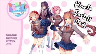 How to install mods on DDLC