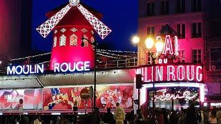 MOULIN ROUGE. УЛИЦА КРАСНЫХ ФОНАРЕЙ В Париже.