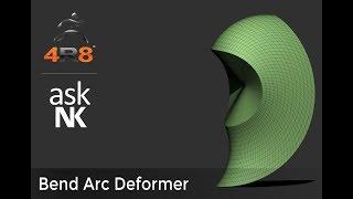 Zbrush 4R8 - Bend Arc Deformer