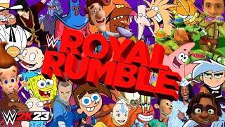 FULL MATCH - Nickelodeon 30 Man Royal Rumble Match - WWE 2K23