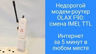 Бюджетный 4G роутер  WIFI MIMO с сим картой, смена IMEI TTL, интернет за 5 минут своими руками