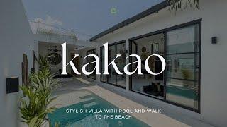 Kakao Villas | Stylish Villa with Pool and Walk to the Beach