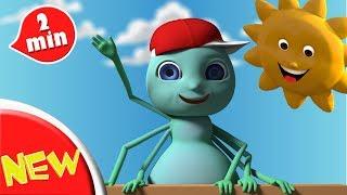 Incy Wincy Spider Nursery Rhyme  ~ Banana Cartoon 3D Nursery Rhymes [HD]