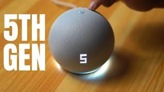 Amazon Alexa Echo Dot with clock 5th generation - Unboxing ASMR