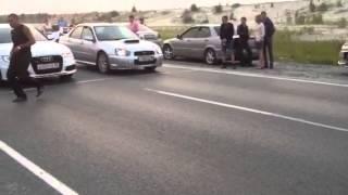 Audi A6 vs Subaru impreza sti