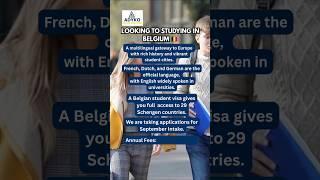 Study in Belgium 2025 | Complete Guide + Visa & Admission Support
