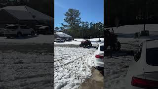 Fun in the Snow: ATV and UTV Adventure#ATVFun #UTVAdventures #SnowDay #WinterFun