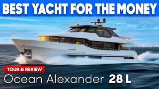 Would You Live on This Yacht?  Ocean Alexander 28 Legend Full Tour & Review
