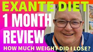 EXANTE DIET ONE MONTH REVIEW