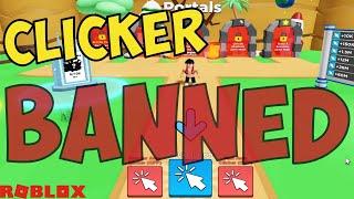 ЗАБАНИЛИ РАЗДАЧА ПИТОМЦЕВ КЛИКЕР СИМУЛЯТОР РОБЛОКС! BANNED CLICKER SIMULATOR ROBLOX ROBUX FREE PET