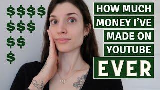 How much money I've made on YouTube (ever) 