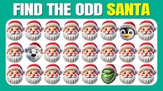 Find the ODD One Out - Christmas Edition ️ | 40 Levels Quiz | Easy, Medium, Hard | Emoji Quiz