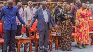 DP Gachagua with his troops at Methodist Church in Kenya, All Saints, Kinoru, Meru County