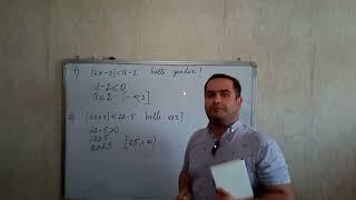 Modul bərabərsizliyinə aid testlər (Modul berabersizliyine aid testler helli) vatsap 051-620-90-18