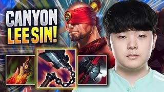 CANYON DESTROYING WITH LEE SIN! - DK Canyon Plays Lee Sin JUNGLE vs Kindred! | Preseason 2023