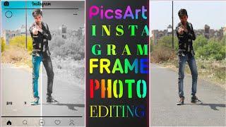 PICSART INSTAGRAM FRAME PHOTO EDITING ll PICSART ll MS EDITING #shorts