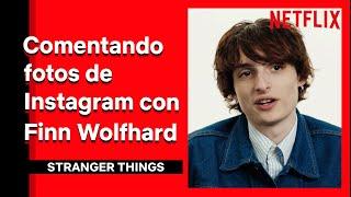 FINN WOLFHARD comentando fotos del CAST de STRANGER THINGS | Netflix España