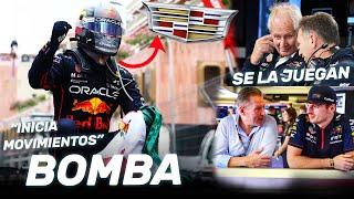 ¡¡BOMBA!! CHECO PEREZ INICIA MOVIMIENTOS con CADILLAC - TEMOR en RED BULL por VERSTAPPEN...