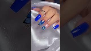 Unha azul inspirado!! #unhas #unha #unhasdegel #unhasdecoradas #unhapintada #unhaslindas #unhasbr